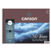 Canson Mi-Teintes Spiral Pad Black 160gr 32x41cm 16 Sayfa