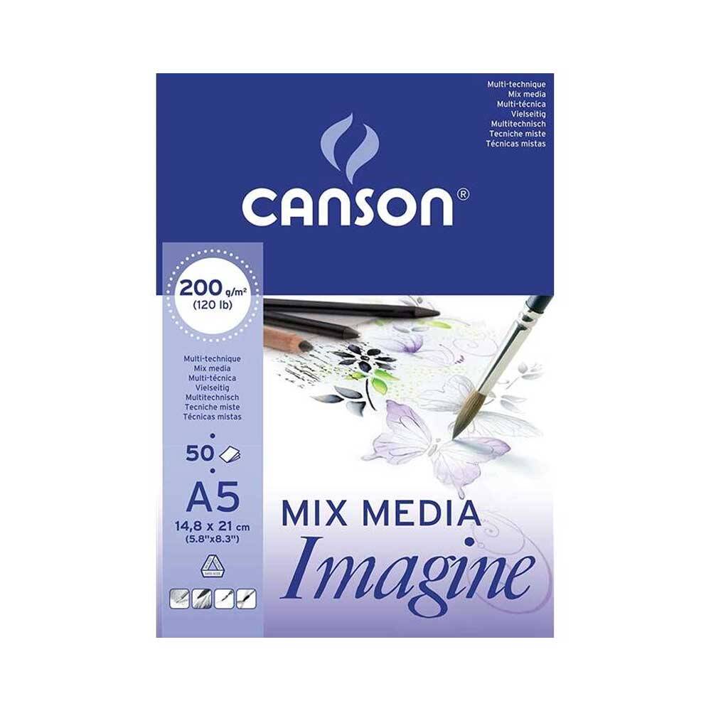 Canson Mix Media Imagine A5 200G 50Pages