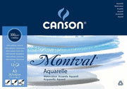 Canson Montval Suluboya Blok Grenli 300 Gr 12 Sayfa A3