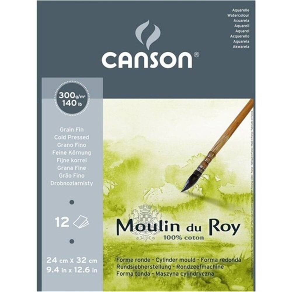 Canson Moulin Du Roy Suluboya Bloğu30x40 300 g 12s