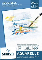 Canson Watercolor Notebook A3 Leisure 300 Gr. 10 Yp. 5790
