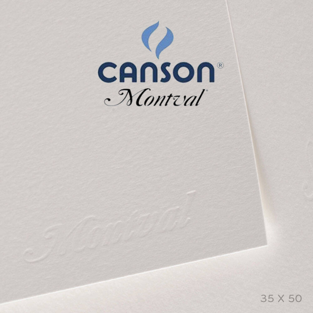 Canson Watercolor Paper 35x50 Montval 300 Gr