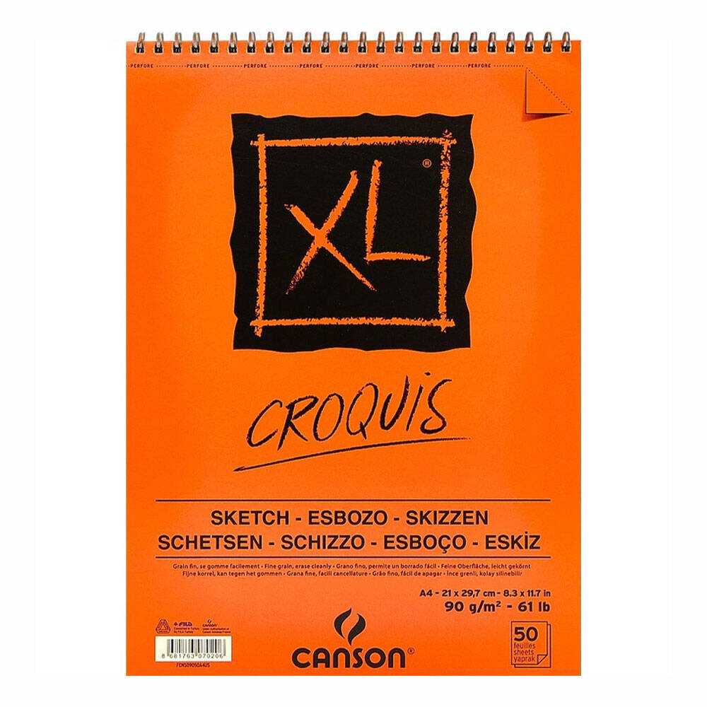 Canson XL Croquis Sketchbook A4 90gsm 50 sheets
