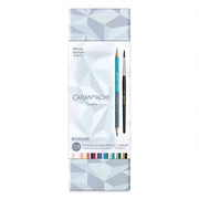 Caran d’Ache Alpine Frost Special Edition Bicolor Colored Pencil Set