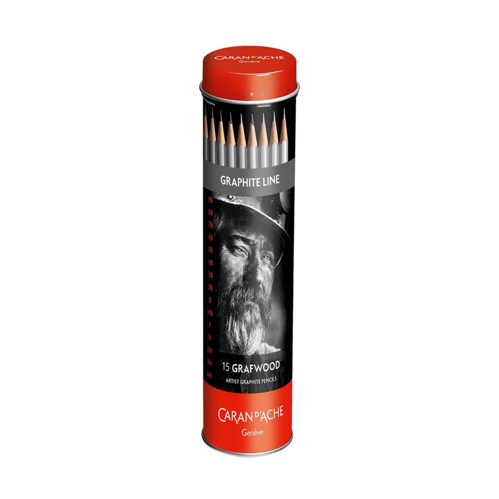Caran d'Ache Graphite Line Grafwood Pen Set of 15