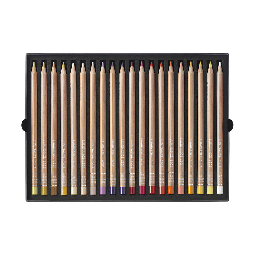 Caran d'Ache Luminance 6901 Dry Paint Set of 40 Colours