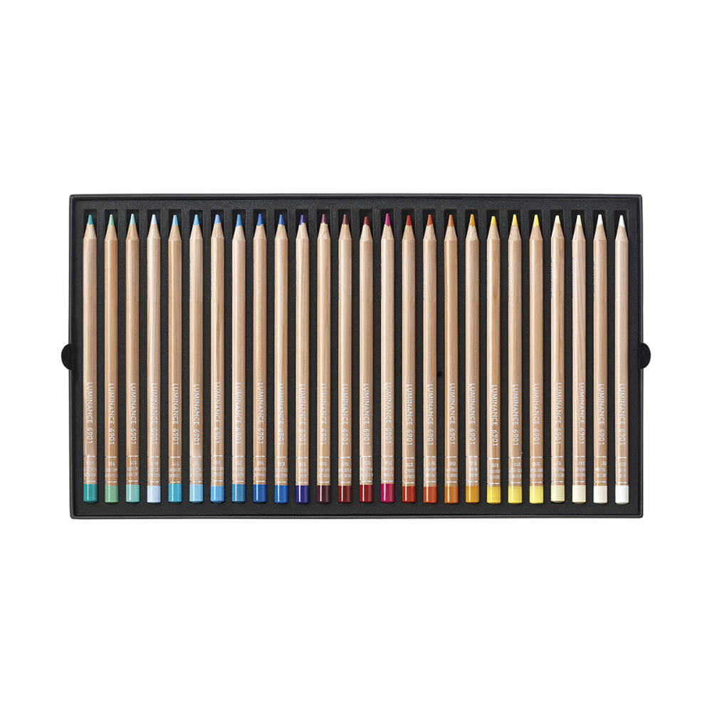 Caran d'Ache Luminance 6901 Kuru Boya Kalem Seti 76 Renk