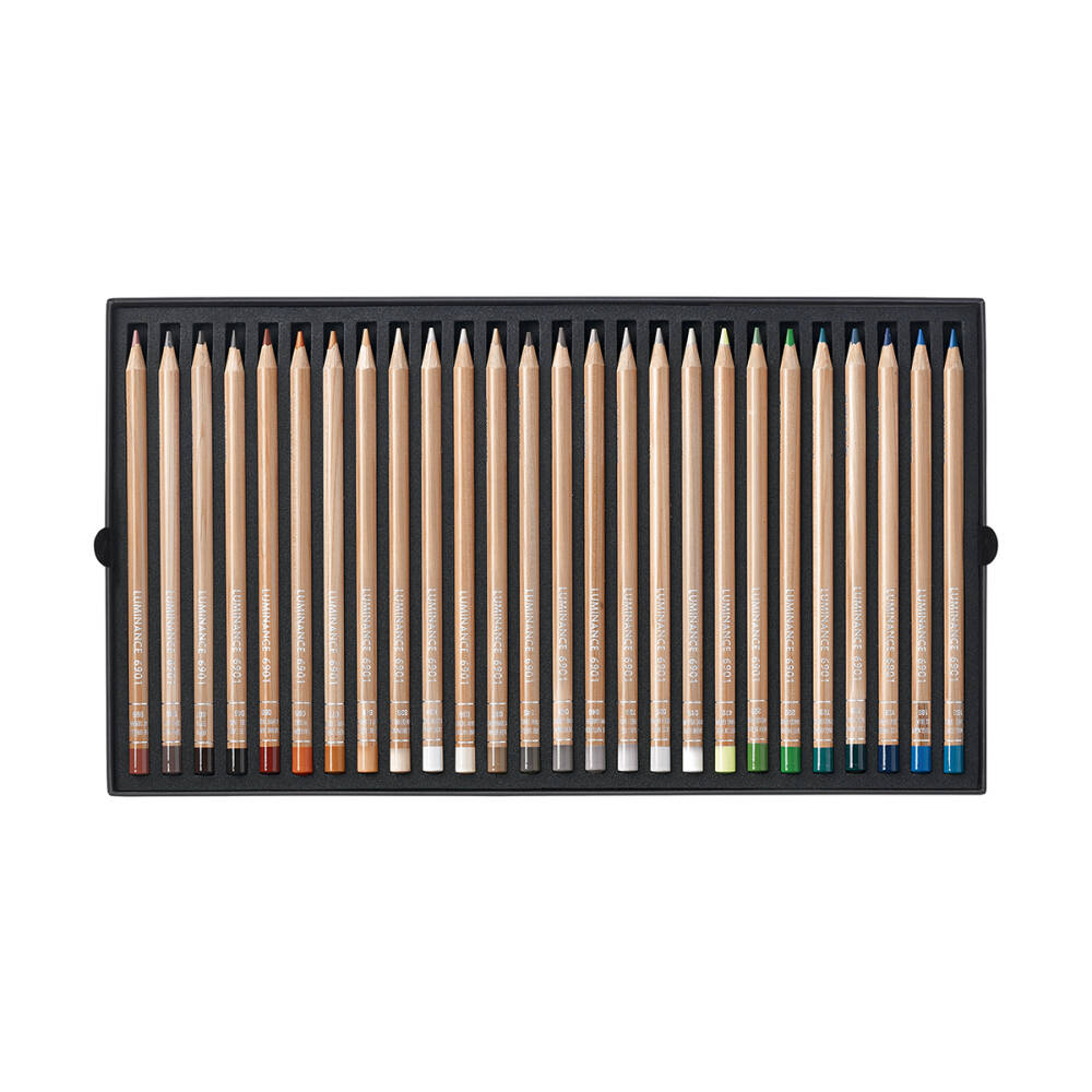 Caran d'Ache Luminance 6901 Kuru Boya Kalem Seti 76 Renk
