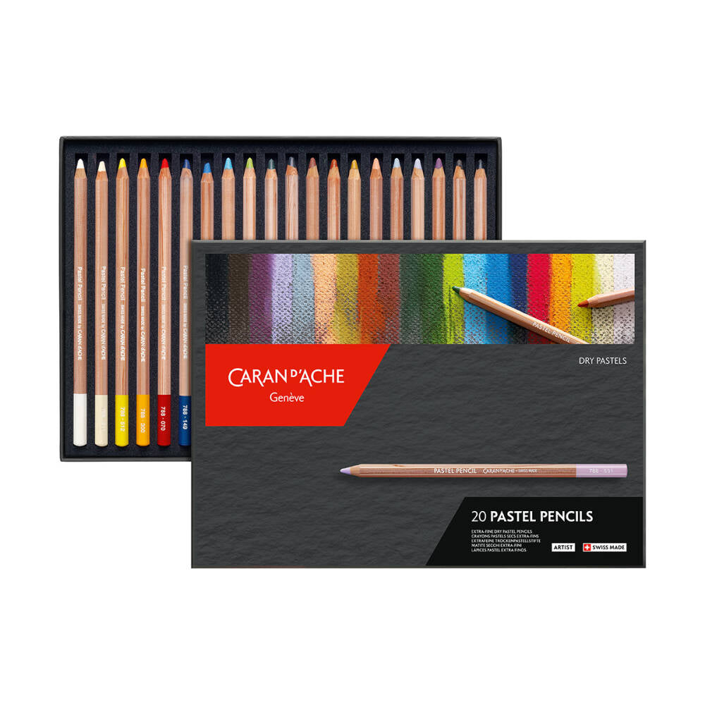 Caran d'Ache Pastel Pencils Set 20 Colours