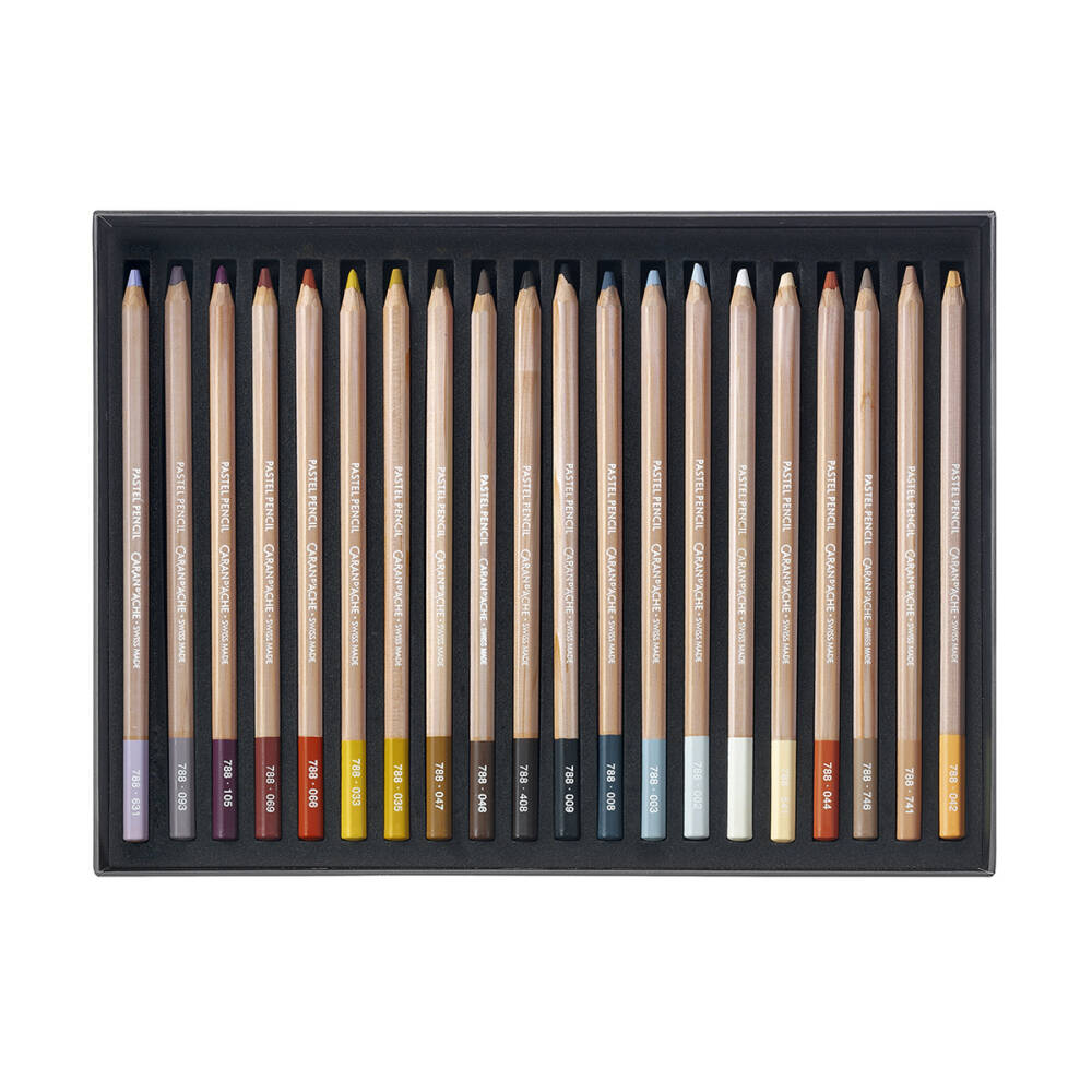Caran d'Ache Pastel Pencils Set 40 Colours