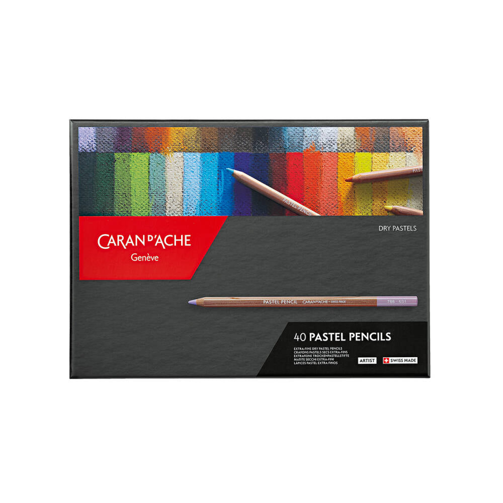 Caran d'Ache Pastel Pencils Set 40 Colours