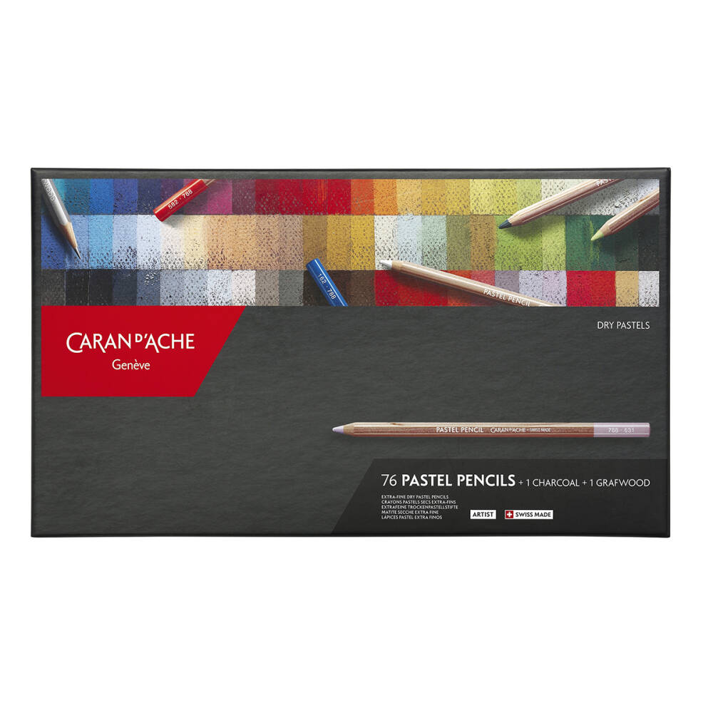 Caran d'Ache Pastel Pencils Set 76 Colours