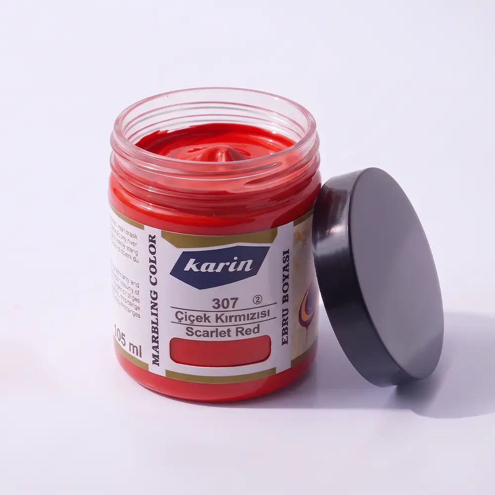 Karin Ebru Boyası 307 Çiçek Kırmızı 105 ml