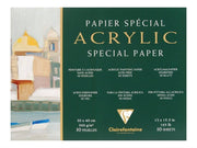 Clairefontaine Acrylic Block 360g. 10 Sheets - 30x40cm