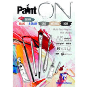 Clairefontaine Paint On A5 250Gr 24Yp Mixed Media