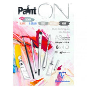 Clairefontaine Paint On Multi-Techniques 6 Renk 24 Yaprak 250g