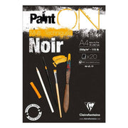 Clairefontane Paint-On Mixed Media Black Block A4 250gr 20 Sheets