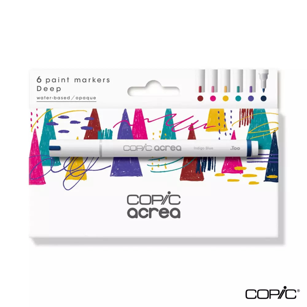 Copic Acrea Marker 6-Piece Set Deep