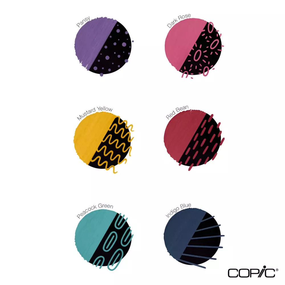 Copic Acrea Marker 6-Piece Set Deep