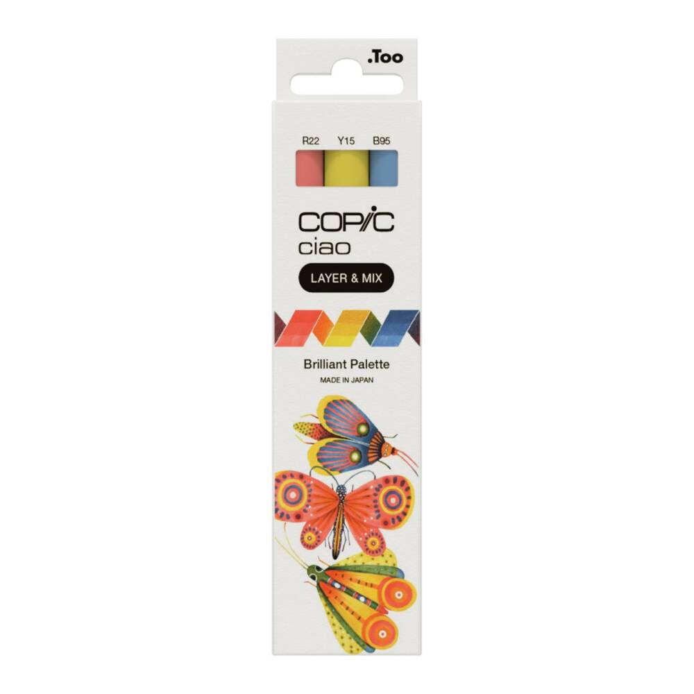 Copic Ciao 3'lü Layer Mix Set Brillant Palette