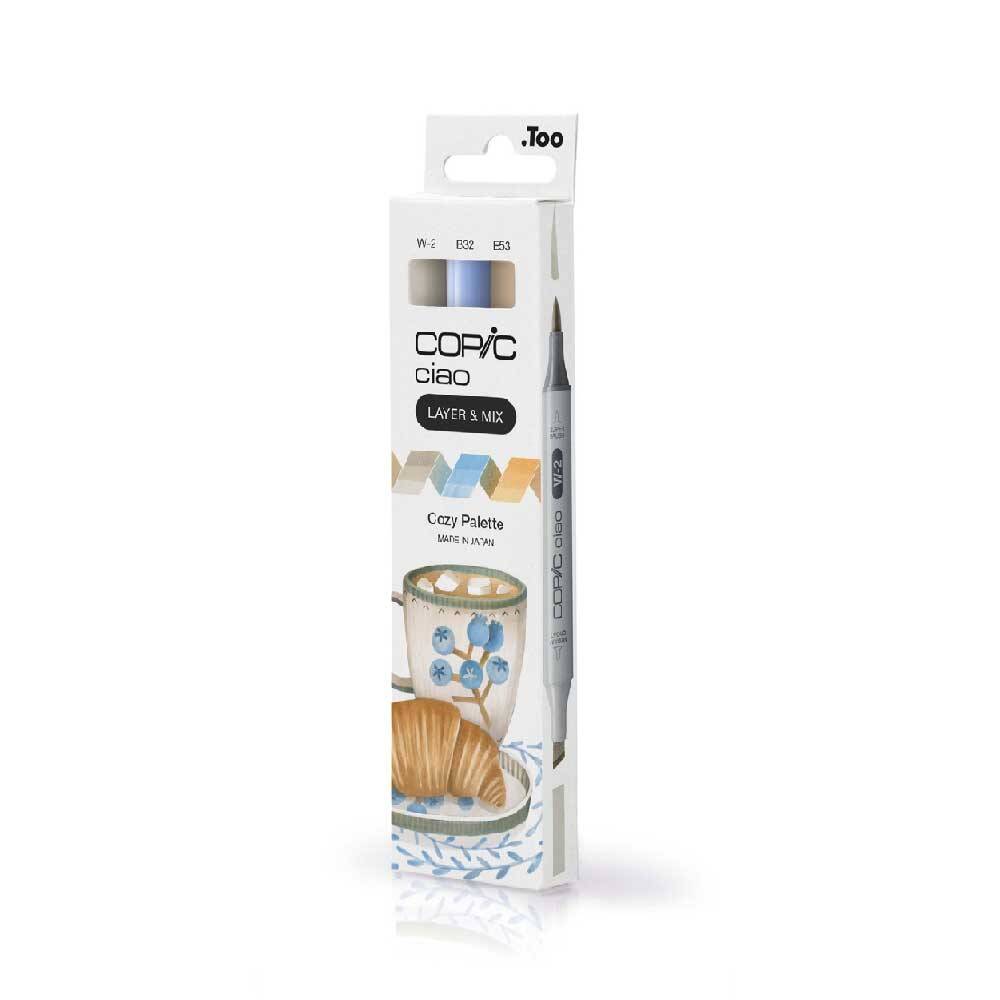 Copic Ciao 3'lü Layer Mix Set Cozy Palette