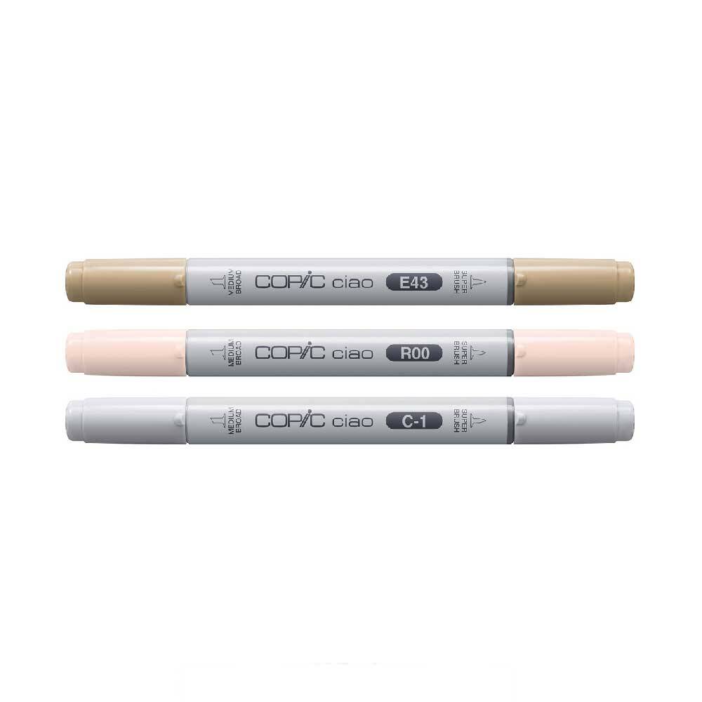 Copic Ciao 3'lü Layer Mix Set Mellow Palette