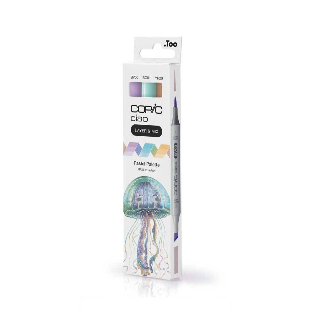 Copic Ciao 3'lü Layer Mix Set Pastel Palette
