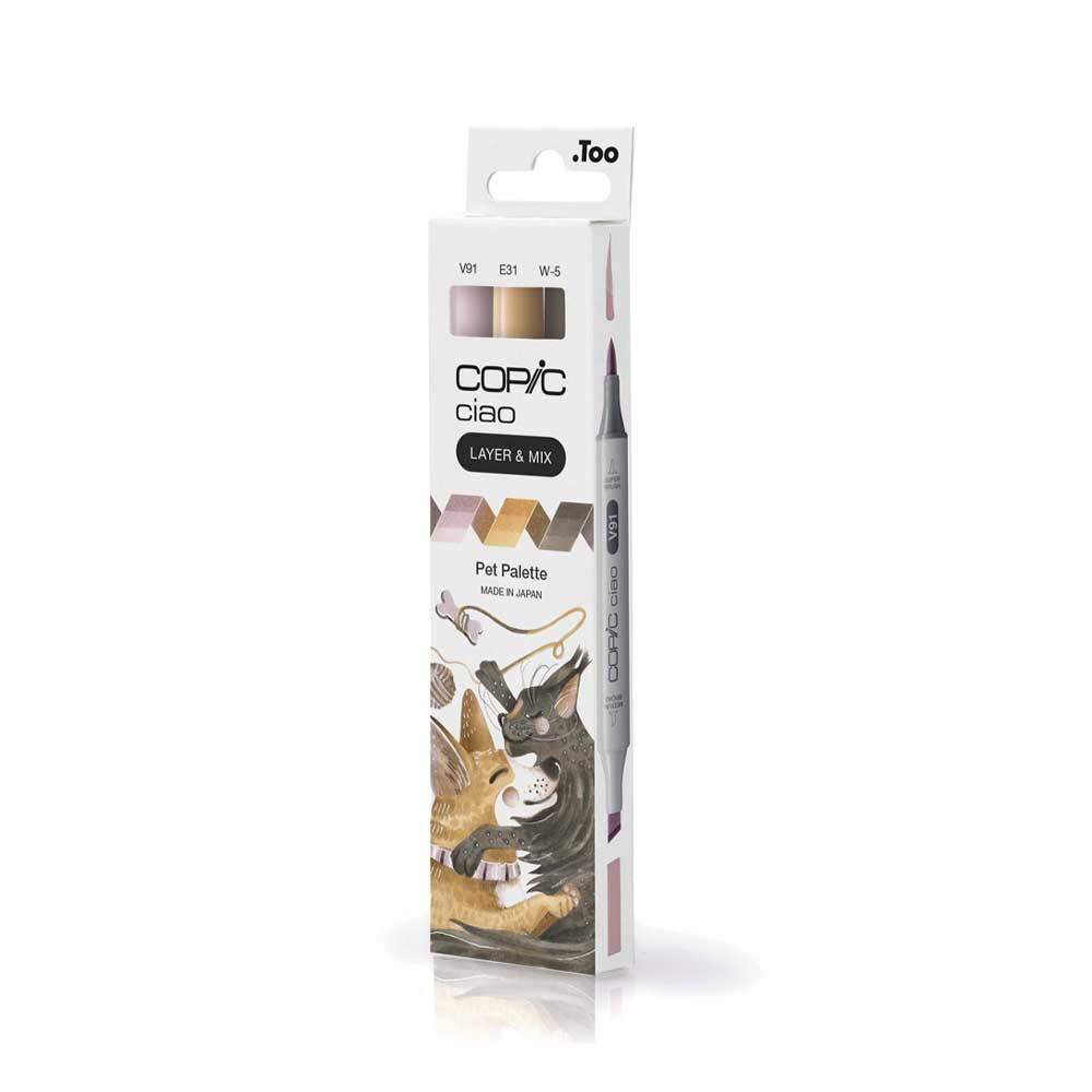 Copic Ciao 3'lü Layer Mix Set Pet Palette