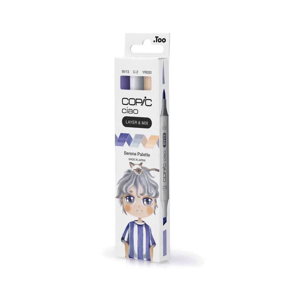 Copic Ciao 3'lü Layer Mix Set Serene Palette