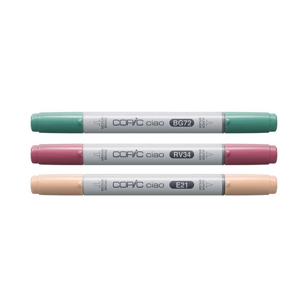 Copic Ciao 3'lü Layer Mix Set Vibrant Palette