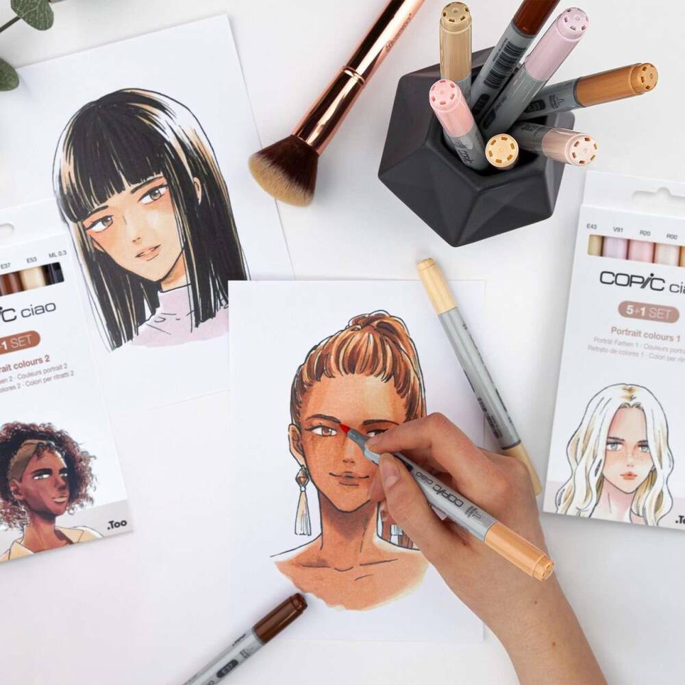 Copic Ciao 5+1 Set Portrait Colors 1