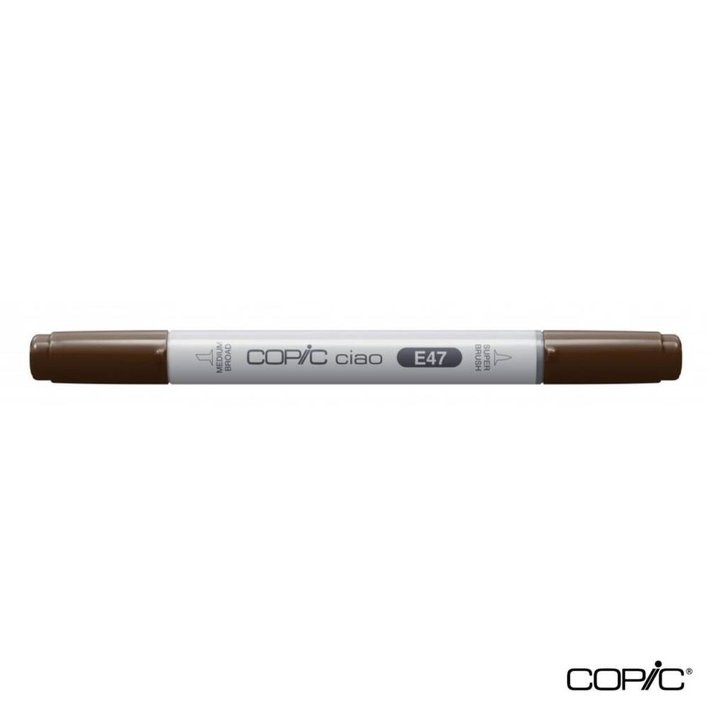 Copic Ciao Marker E 47 Dark Brown