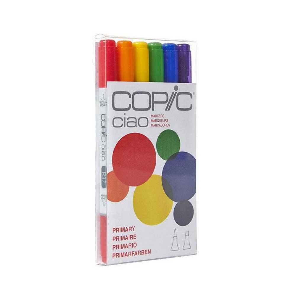 Copic Ciao Marker Set Primary 6’lı