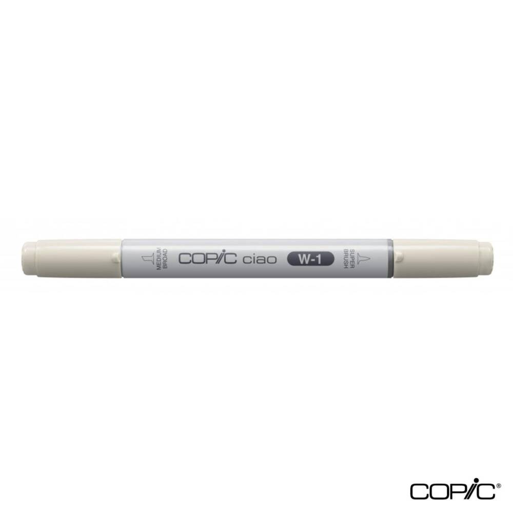 Copic Ciao Marker W-1 Warm Gray No:1