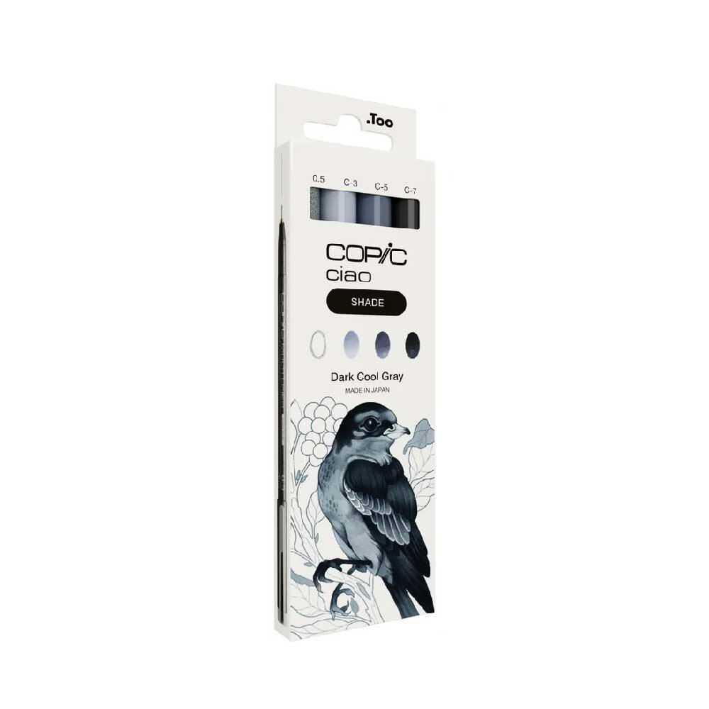 Copic Ciao Shade Set 4-pack Dark Cool Gray