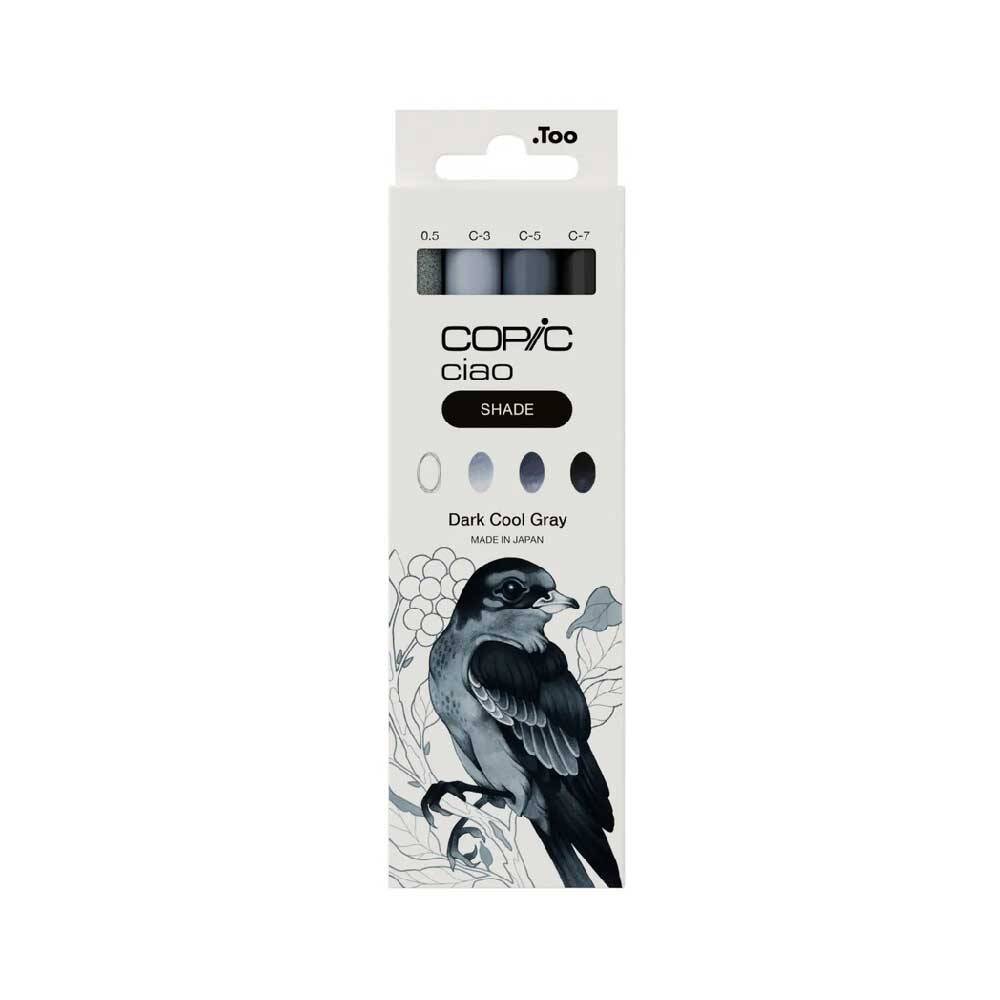 Copic Ciao Shade Set 4-pack Dark Cool Gray