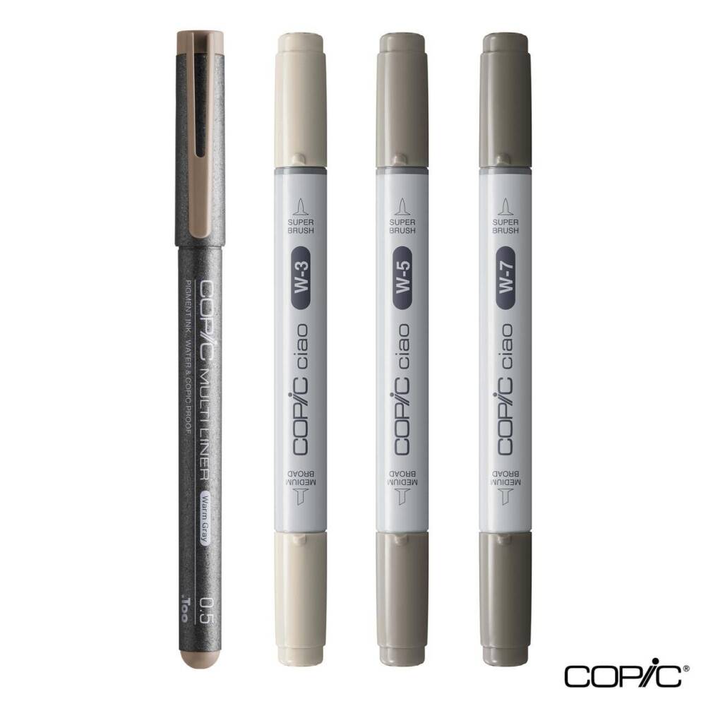 Copic Ciao Shade Set 4'lü Dark Warm Gray
