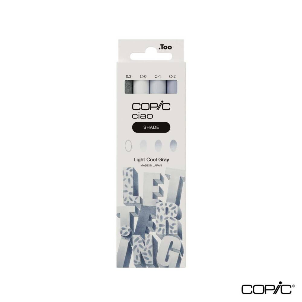 Copic Ciao Shade Set 4-pack Light Cool Gray