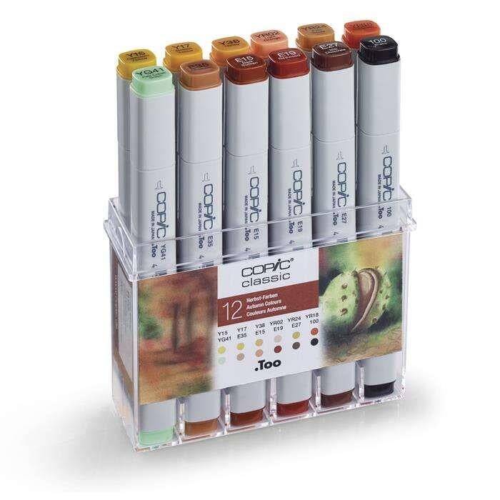 Copic Classic Autumn Colours Set 12’li