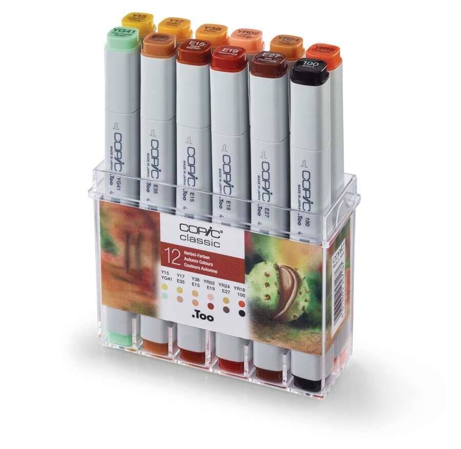 Copic Classic Autumn Colours Set 12’li