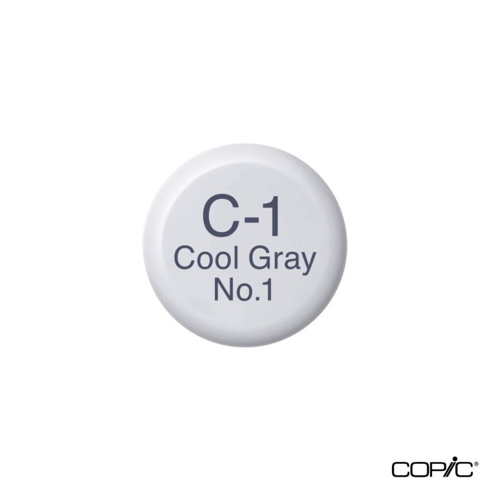 Copic Ink C 1 Acrylic Pen Ink Cool Gray
