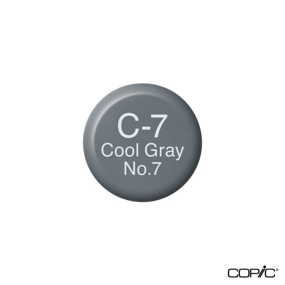 Copic Ink C 7 Acrylic Pen Ink Cool Gray