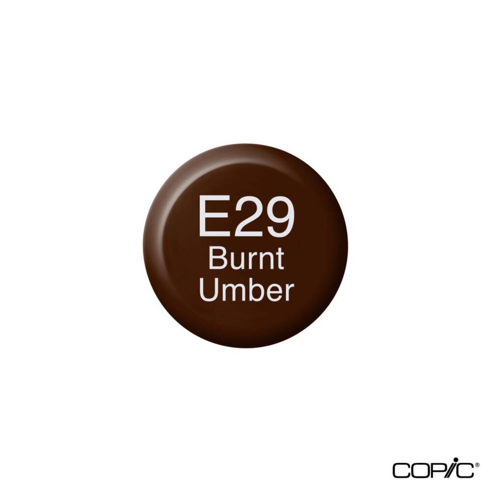 Copic Ink E 29 Acrylic Pen Ink Burnt Umber
