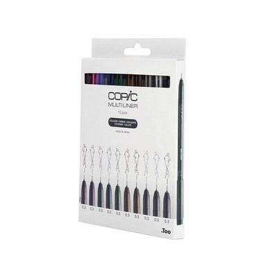 Copic Multiliner Classic Renkli Set 10'lu