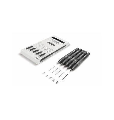 Copic Multiliner Black 5-Piece Set