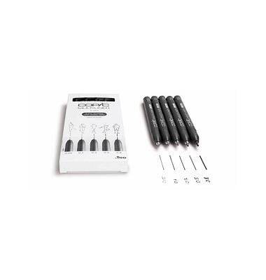 Copic Multiliner Black 5-Piece Set