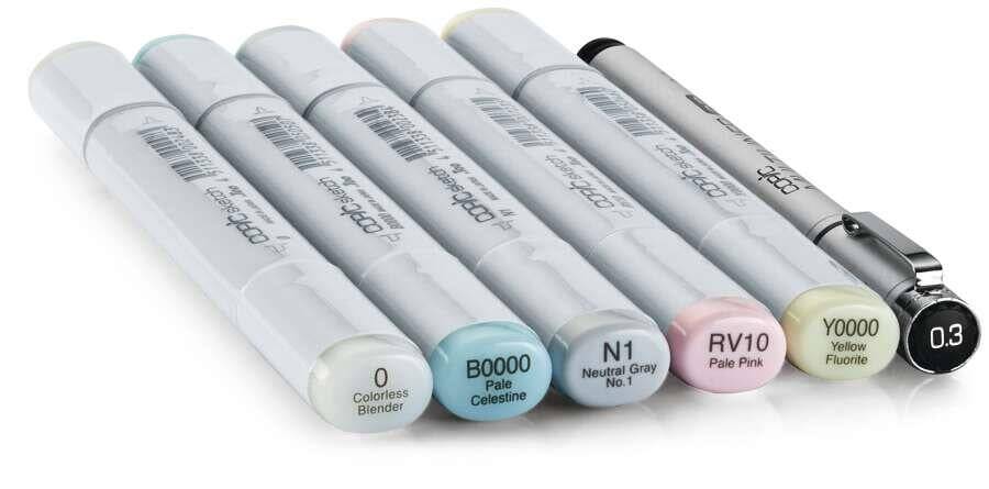 Copic Sketch Blending Basics Set 6’lı