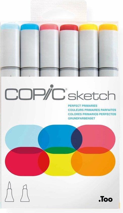 Copic Sketch Perfect Primaries Set of 6