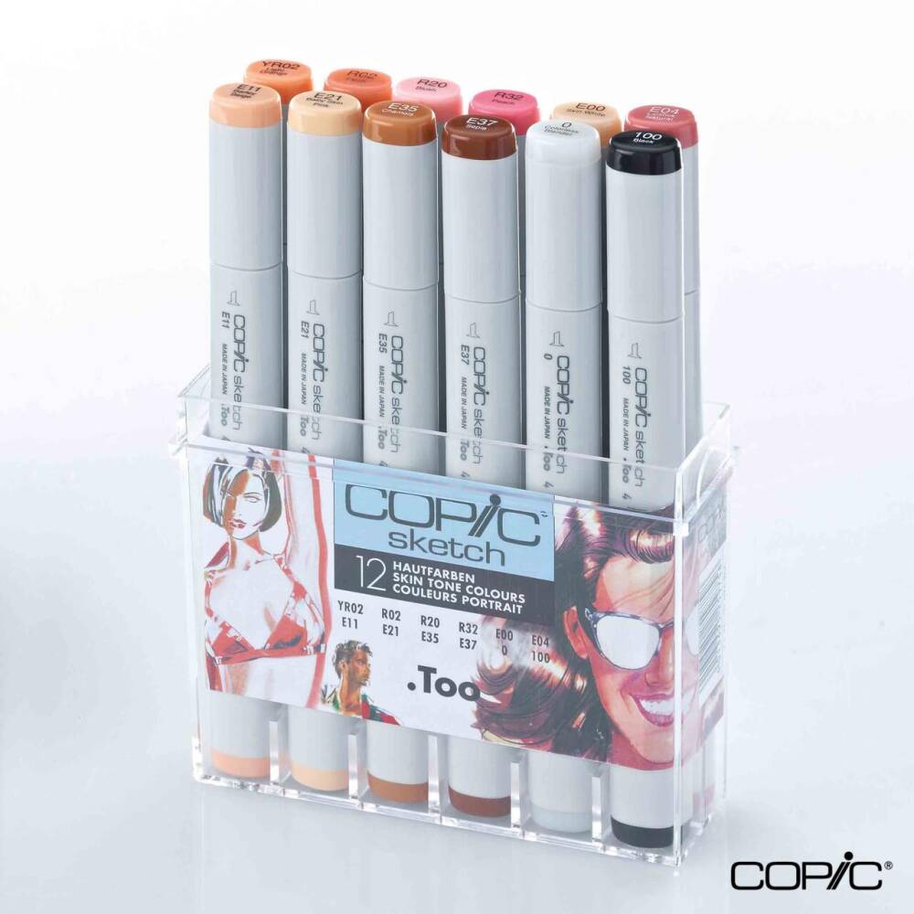 Copic Sketch Portrait Set of 12