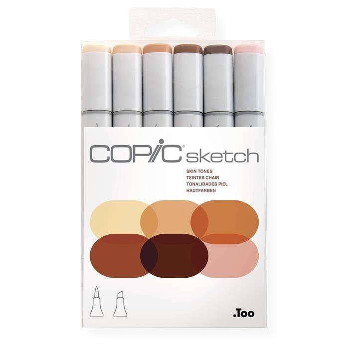 Copic Sketch Skin Portrait Tones Set 6